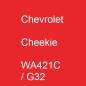 Preview: Chevrolet, Cheekie, WA421C / G32.